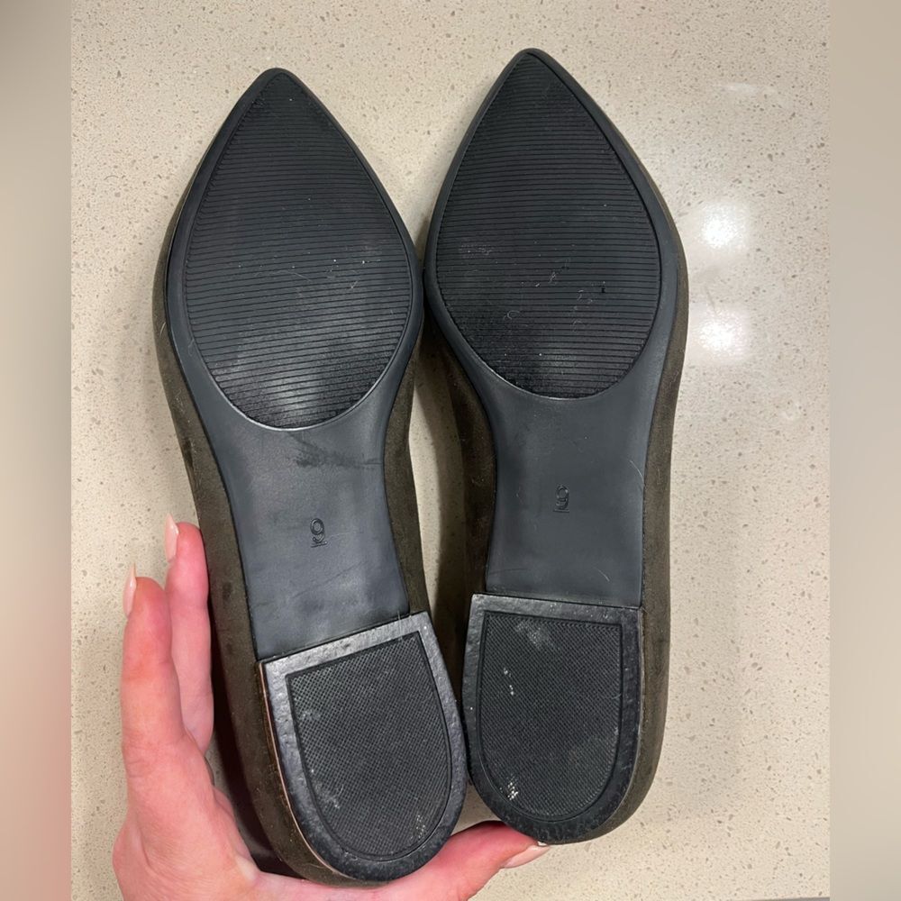 Coach green suede flats - Picture 4 of 7